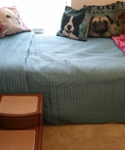 Pet Gear Easy Step II Pet Stairs, 2 Step For Cats/Dogs Up To 75-Pounds, Portable, Removable Washable Carpet Tread, No Tools Required, Available In 4 Colors,Light Cocoa Light Cocoa 20 81AkxoWXzoL