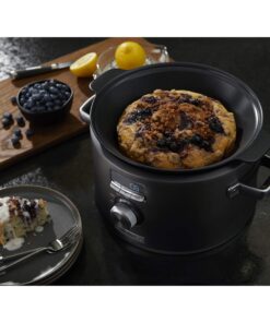 Calphalon Slow Cooker with Digital Timer and Programmable Controls, 5.3 Quarts, Stainless Steel 38 81Ala3y 29L