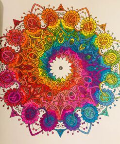 Mandala Coloring Book: 100+ Unique Mandala Designs and Stress Relieving Patterns for Adult Relaxation, Meditation, and Happiness (Magnificent Mandalas) Paperback, Large Print 112 81AmYj41EQL