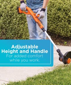 BLACK+DECKER 20V MAX String Trimmer/Edger Kit, 10-Inch (LST201) 25 81Amt7oxKHS