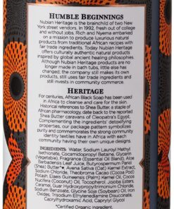 Nubian Heritage Body Wash, African Black Soap, 13 Fluid Ounce Tea Tree Oil Oats & Aloe African Black, 13 OZ 12 81Amv1JodlL