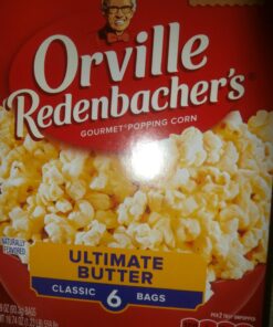 Orville Redenbacher’s Ultimate Butter Flavored Microwave Popcorn, Gluten Free, 6 Count Popcorn Bags (6 Boxes) 22 81An7tJcSWL