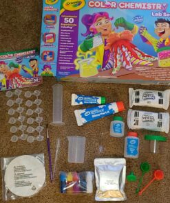 Crayola Color Chemistry Set (50 Experiments), Science Kit For Kids, STEM Toy for Kids, Holiday Gift for Teens, Ages 7, 8, 9, 10 39 81AnG7 TJL