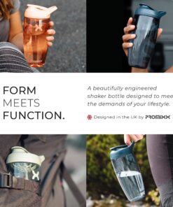 Promixx PURSUIT Protein Shaker Bottle – Premium Sports Blender Bottles for Protein Mixes and Supplement Shakes – Easy Clean, Durable Protein Shaker Cup 24 oz Graphite Grey 8 81AnNpTVjIL