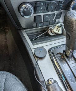 BESIGN BK01 Bluetooth Car Kit, Wireless Receiver for Handsfree Talking and Music Streaming with Ground Loop Noise Isolator for Car with 3.5mm Aux Port 40 81AnRLol9L