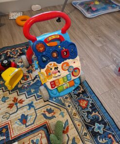 VTech Sit-To-Stand Learning Walker (Frustration Free Packaging), Blue 31 81AoHupTUuL
