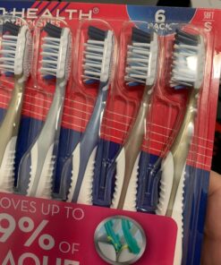 Oral-B CrossAction All In One Soft Toothbrushes, Deep Plaque Removal, 6 Count Toothbrush (Pack of 6) 35 81AoKM1L0pL