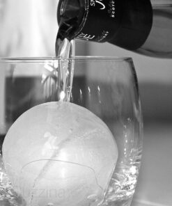 Silicone Ice Molds Set of 2 - Circle Ice Cube Molds for Large Round Ice Balls - Ideal Sphere Shaped Big Ice Balls for Whiskey, Bourbon, Scotch, and Other Drinks - Includes Extra Cocktail Recipes 22 81ApL5EGFoL