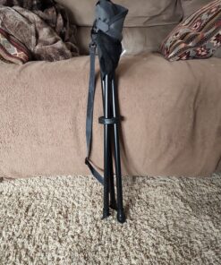 PORTAL Tall Folding Tripod Stool for Outdoor Camping Walking Hunting Hiking Fishing Travel, Support 225 lbs Black Standard Pack 22 81Apfd8nt L