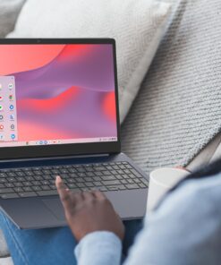 Alternative view of Lenovo 3i Chromebook Laptop - 15.6 Inch Full HD Laptop - 8GB Memory - 64GB Storage - Intel Celeron N4500 – 2023 Model