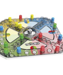 Hasbro Gaming Trouble Board Game for Kids Ages 5 and Up 2-4 Players (Packaging may vary) 27 81ApmBRm7L