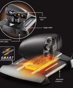 Thrustmaster USB T.16000M FCS HOTAS with Flight Controller & Throttle (Windows) Black T16000M FCS HOTAS 41 81AqeNoc6rL 1