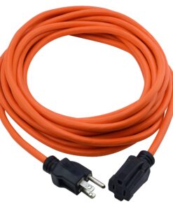 PRIME BRAND Extension Cord, General Use Indoor/Outdoor, 16 AWG, 3-Conductor Grounded, 25', Safety Orange 4 81AqxzrgCbL