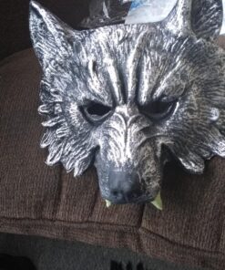Himine Gray Wolf's Head Mask for Halloween Christmas Party Stage performances and other festivals 35 81AskexucKL 1