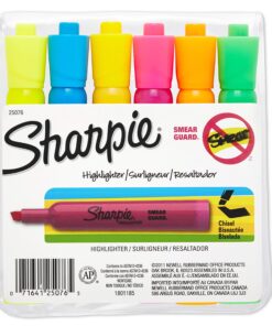Sharpie Accent Tank-Style Highlighters, 6 Colored Highlighters (25076) 15 81AtWnuJaEL