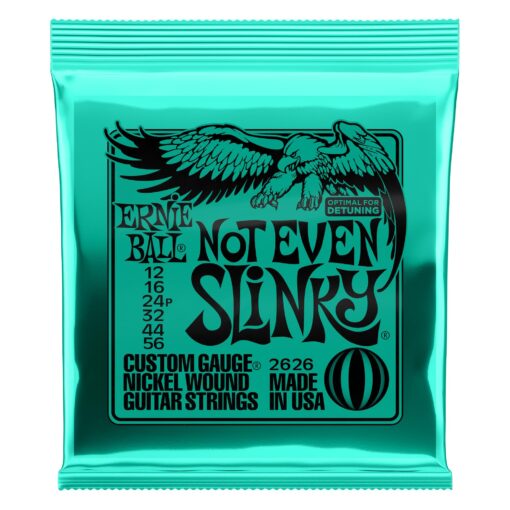 Ernie Ball Not Even Slinky Nickel Wound Electric Guitar Strings - 12-56 Gauge Not Even (12-56) Single Pack