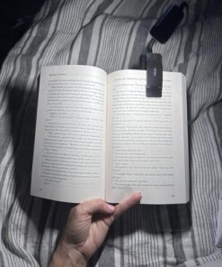 Gritin 9 LED Rechargeable Book Light for Reading in Bed - Eye Caring 3 Color Temperatures,Stepless Dimming Brightness,80 Hrs Runtime Small Lightweight Clip On Book Reading Light for Kids,Studying Black 47 81AuyapgpCL