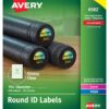 Avery Glossy Clear Round Labels, 1.625" Diameter, Pack of 500 -- Make Custom Stickers (6582) 15 81Awade5g4L