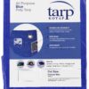 Kotap 14 x 16 Ft. All-Purpose Multi-Use Protection/Coverage 5-mil Poly Tarp, Waterproof, Blue, 1-Pack (TRA-1416) Size: 14 x 16'