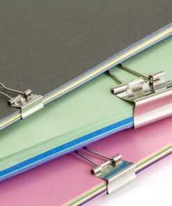 Officemate Silver Binder Clips, Assorted Sizes, 30/Tub (31021) 21 81Axo XwsKL