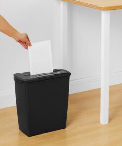 Amazon Basics Micro Cut Paper Shredder Sharpening & Lubricant Sheets, Pack of 12, White 23 81B ycQqOL 4