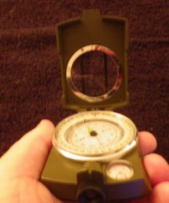 SE Military Lensatic and Prismatic Sighting Survival Emergency Compass with Pouch - CC4580 100 81B03VOeZEL