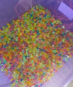 MarvelBeads Water Beads Rainbow Mix (1 Pound Bulk), for Kids Sensory Play and Spa Refill, BPA & Phthalate Free 62 81B0qWVBLtL