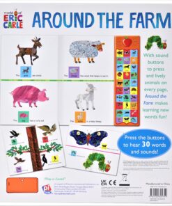 Alternative view of World of Eric Carle, Around the Farm 30-Button Animal Sound Book - Great for First Words - PI Kids