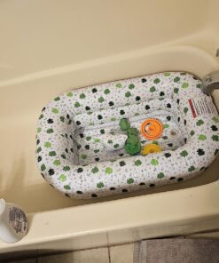 Mommy's Helper Inflatable Bath Tub Froggie Collection, White/Green, 6-24 Months Green, White 22 81B1jXdpeiL