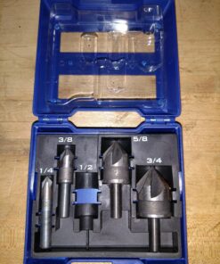 IRWIN Countersink Drill Bit Set for Metal, 5-Piece (1877793) 49 81B22obtTL