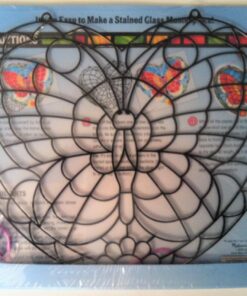 Melissa & Doug Stained Glass Made Easy Activity Kit: Butterfly - 140+ Stickers - Kids Sticker Stained Glass Craft Kit; Sun Catchers For Kids Ages 5+ 30 81B5LIjevL