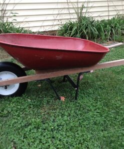 Universal Fit, Flat Free Wheelbarrow Tire and Wheel Assembly with Adapter Kit 57 81B636XVT1L