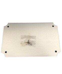 BUD Industries NBX-32916 Heavy Duty Electric Panel 10.51" L x 6.69" W x 0.06" H, Natural 8 81B74RKJiRL