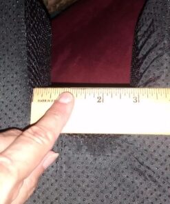 Xtreme Comforts Seat Cushion, Office Chair Cushions - Pack of 1 Padded Foam Cushion w/Handle for Desk, Wheelchair & Car Use - Back Support Pillow for Chair - Travel Bag Included Coccyx Coccyx Black 34 81B9CQ43NaL