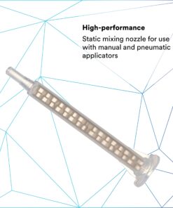3M Static Mixing Nozzle, 38191, Opaque/Gold Color, Cascade Mix/Meter Nozzle, Manual/Pneumatic Applicator Use, 50 mL, 12/Bag 12 Count/ Bag 7 81B9oeH9gRL