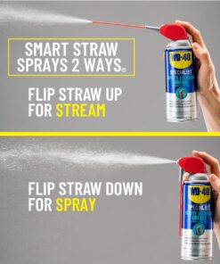 WD-40 Specialist White Lithium Grease Spray with SMART STRAW SPRAYS 2 WAYS, 10 OZ 1-Pack 25 81BA4 m5MOL