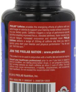 ProLab Caffeine Tablets 100 Count Unflavored 100 Count (Pack of 1) 25 81BBQsIFApL