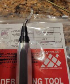 AFA Tooling - Deburring Tool with 10 Extra High Speed Steel Blades - Works on Metal, Resin, PVC Pipes, Copper, Plastic and 3D Printed Edges - Plumbing & 3D Printing Burr Removal Reamer Tool 11 BS1010 Blades 35 81BBjIHRGgL