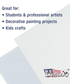 US Art Supply Multi-Pack 6-Ea of 5 x 7, 8 x 10, 9 x 12, 11 x 14 inch. Professional Quality Medium Artist Canvas Panel Assortment Pack (24 Total Panels) 37 81BBltqR6uL 1