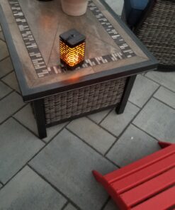 EOYIZW Solar Outdoor Lights 2 Pack- 99 LEDs Solar Lantern Flickering Flame Lights for Garden Decor- IP65 Waterproof Solar Garden Lights Decor for Halloween Patio Garden Yard Porch Yellow Flame 2 PCS 26 81BBu5XDmhL