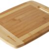 Kitchen Active Bamboo Cutting Board. Premium Natural Boards Are Best For Chopping Brie Cheese, Vegetable, Pastry Lemon, French Bread & More With Big Wood One Handed Handle (Medium 13"x10") 13 81BDZAmmU8L