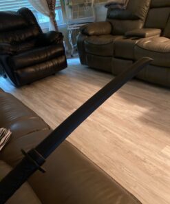 BladesUSA 1803PP Martial Arts Polypropylene Ninja Sword Training Equipment – 24-inches Overall, Self Defense, Training, Safe, Easy, Fun, Cosplay, Martial Arts,Black 13 81BDlvAEwdL