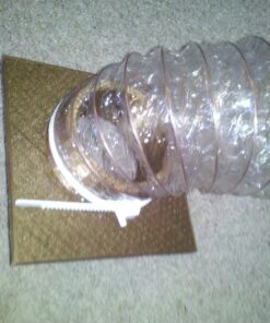 Builder's Best 100017 4" x 8" Clear Duct 6 81BDtBEXGGL