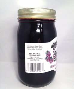 Mrs. Miller's HUGE 18 oz Seedless Black Raspberry Jam, Amish and Homemade! 11 81BE7UIOfNL