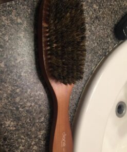 Diane Premium 100% Boar Wave Brush for Men and Barbers – Medium Bristles for Thick Coarse Hair – Use for Detangling, Smoothing, Wave Styles, Soft on Scalp, Restore Shine and Texture 29 81BGr7B1a2L