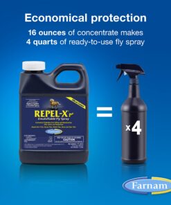 Farnam Repel-X pe Concentrated Fly Spray for Horses, Just Add Water 16 Ounces 14 81BHoHLOEfL