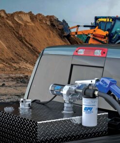 GPI M-180S Fuel Transfer Pump with Filter Kit, 18 GPM, 12-VDC, Automatic Shut-Off Nozzle, 12' Hose, 18' Power Cord (110612-02) M-180S-AU/Filter Automatic Nozzle & Filter 11 81BKJRHjOL