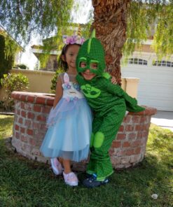 Disguise Deluxe PJ Masks Gekko Costume Medium (3T-4T) 40 81BLYsVvlaL