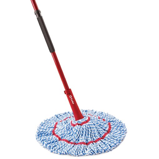 O-Cedar MicroTwist, Microfiber Twist Mop,Blue/Red MicroTwist Mop