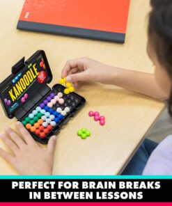 Educational Insights Kanoodle 3D Brain Teaser Puzzle Game, Featuring 200 Challenges, Stocking Stuffer, Gift for Ages 7+ 17 81BNkhIMr1L